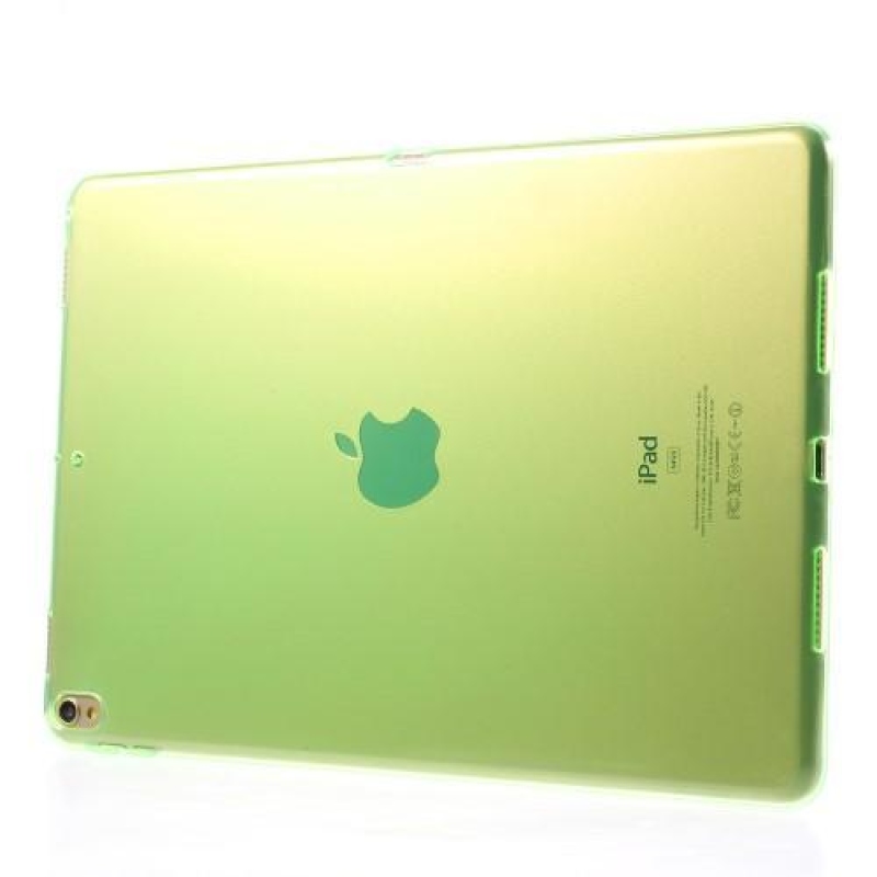 Průsvitný gelový obal na iPad Pro 10.5 - zelený