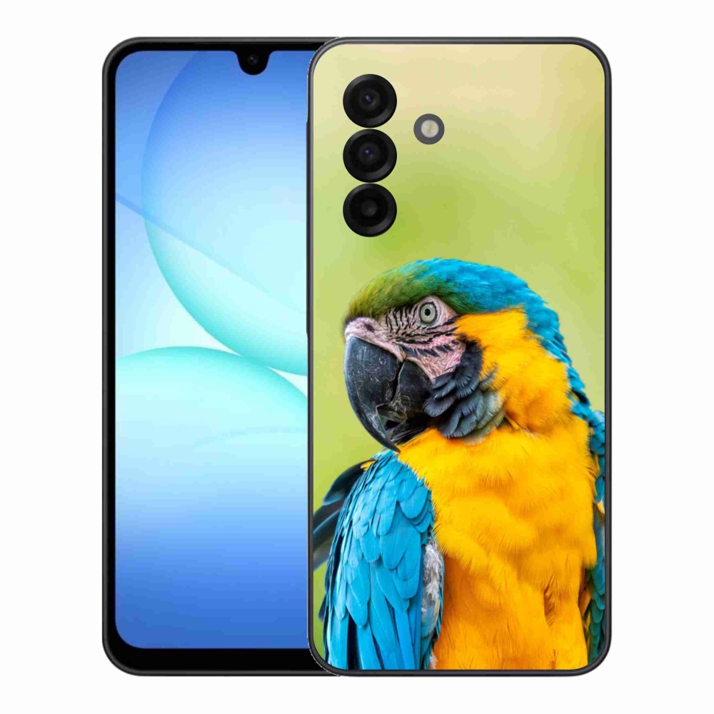Gelový kryt mmCase na Samsung Galaxy A17 4G/5G - papoušek ara 2