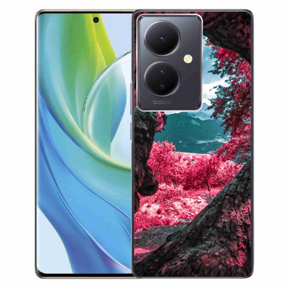 Gelový kryt mmCase na Vivo V29 Lite 5G - výhled na hory