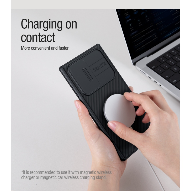 Nillkin CamShield PRO Magnetic Zadní Kryt pro Samsung Galaxy S22 Ultra Black