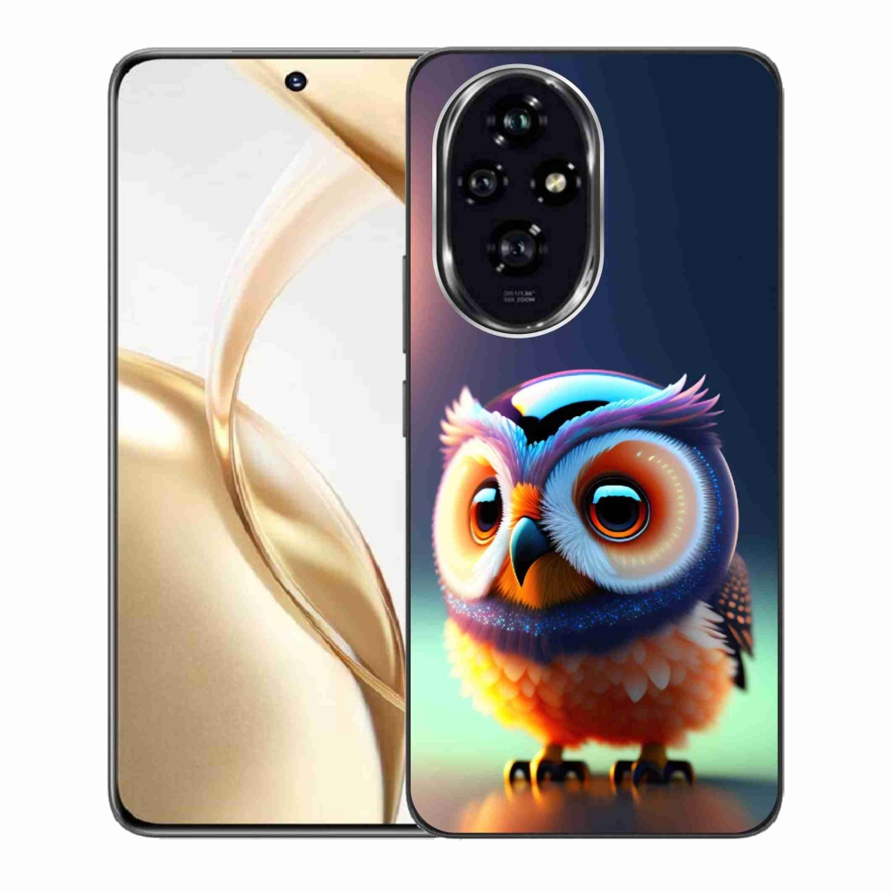 Gelový kryt mmCase na Honor 200 5G - sovička
