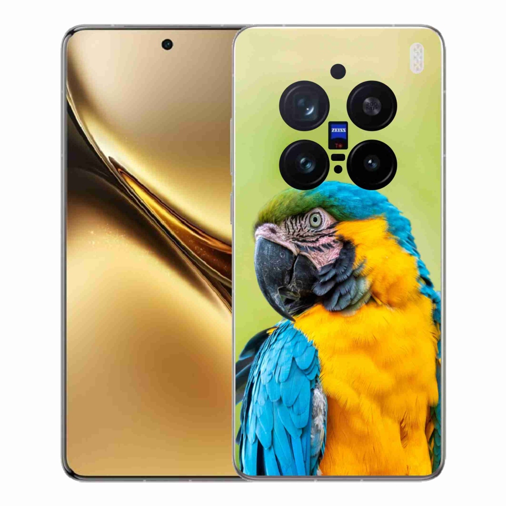 Gelový kryt mmCase na Vivo X200 Pro 5G - papoušek ara 2