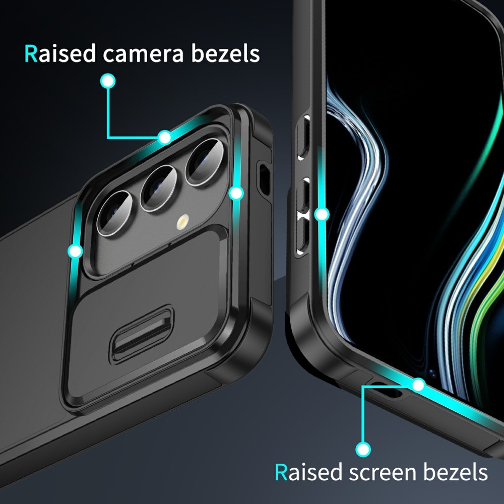 Camshield odolný kryt na Samsung Galaxy A36 5G/A56 5G - černý