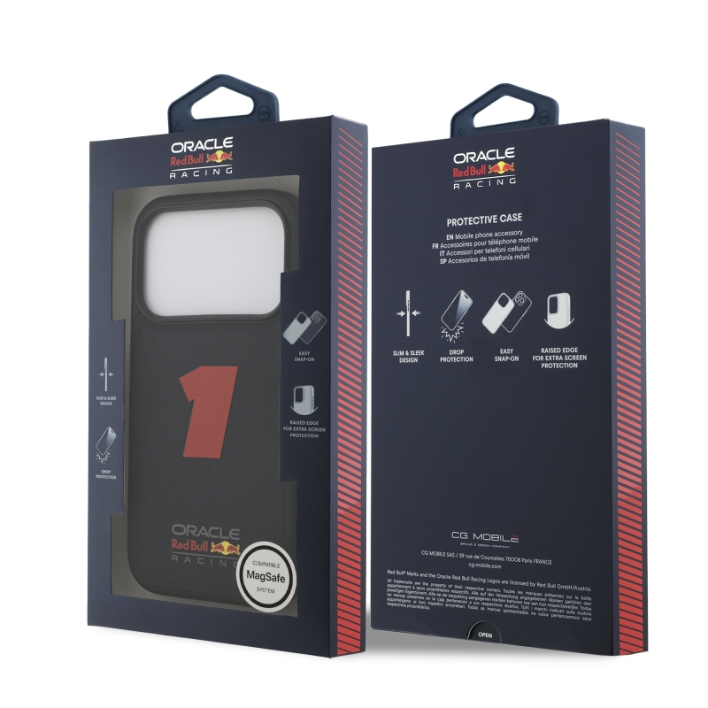 Red Bull PC/TPU Numer One MagSafe Zadní Kryt pro iPhone 17 Pro Navy