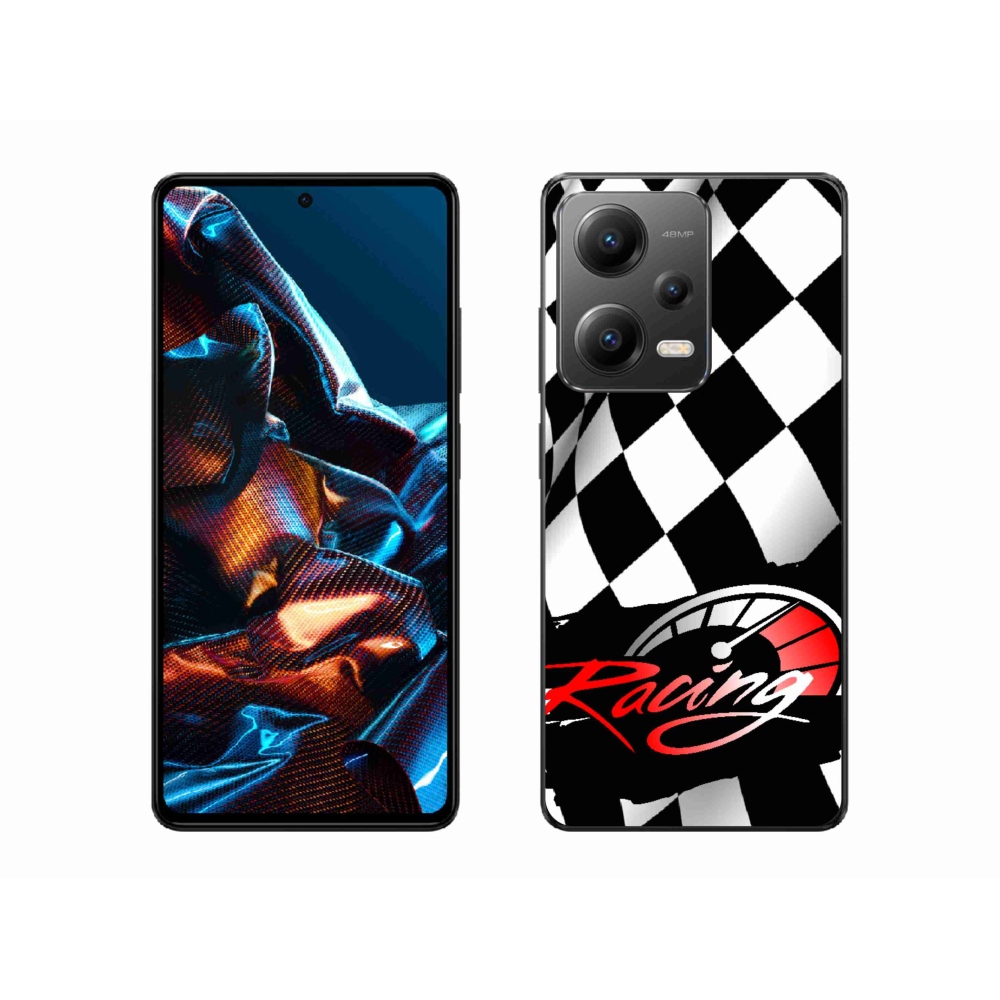 Gelový kryt mmCase na mobil Xiaomi Redmi Note 12 Pro 5G - závodění