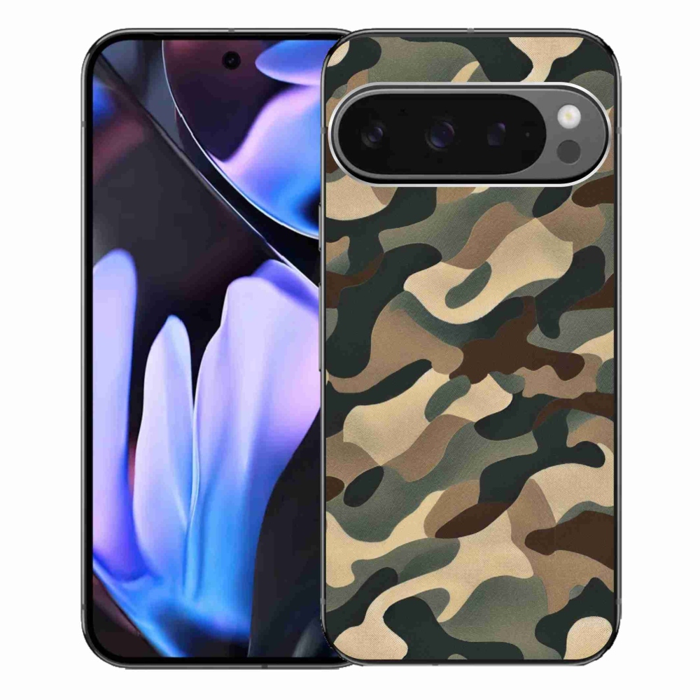 Gelový kryt mmCase na Google Pixel 9 Pro XL - maskáčový vzor 11