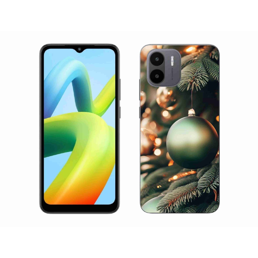 Gelový kryt mmCase na Xiaomi Redmi A1/Redmi A2 - vánoční ozdoby 1