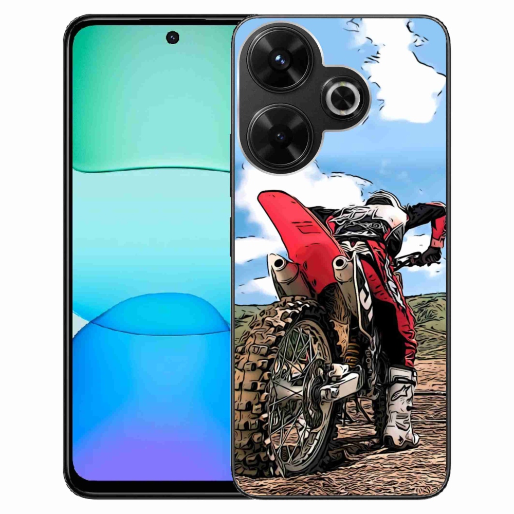 Gelový kryt mmCase na Xiaomi Redmi 13 4G/Poco M6 4G - moto