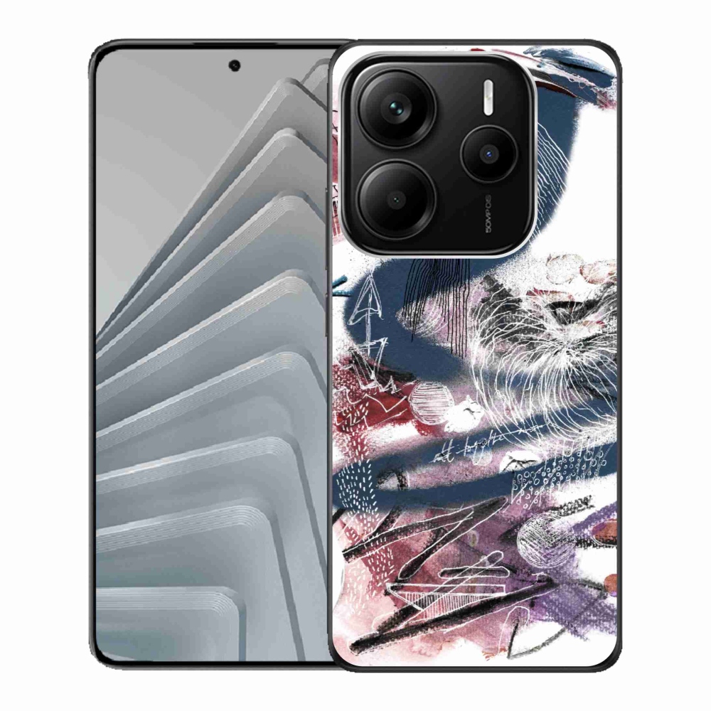 Gelový kryt mmCase na Xiaomi Redmi Note 14 5G - abstraktní motiv 28