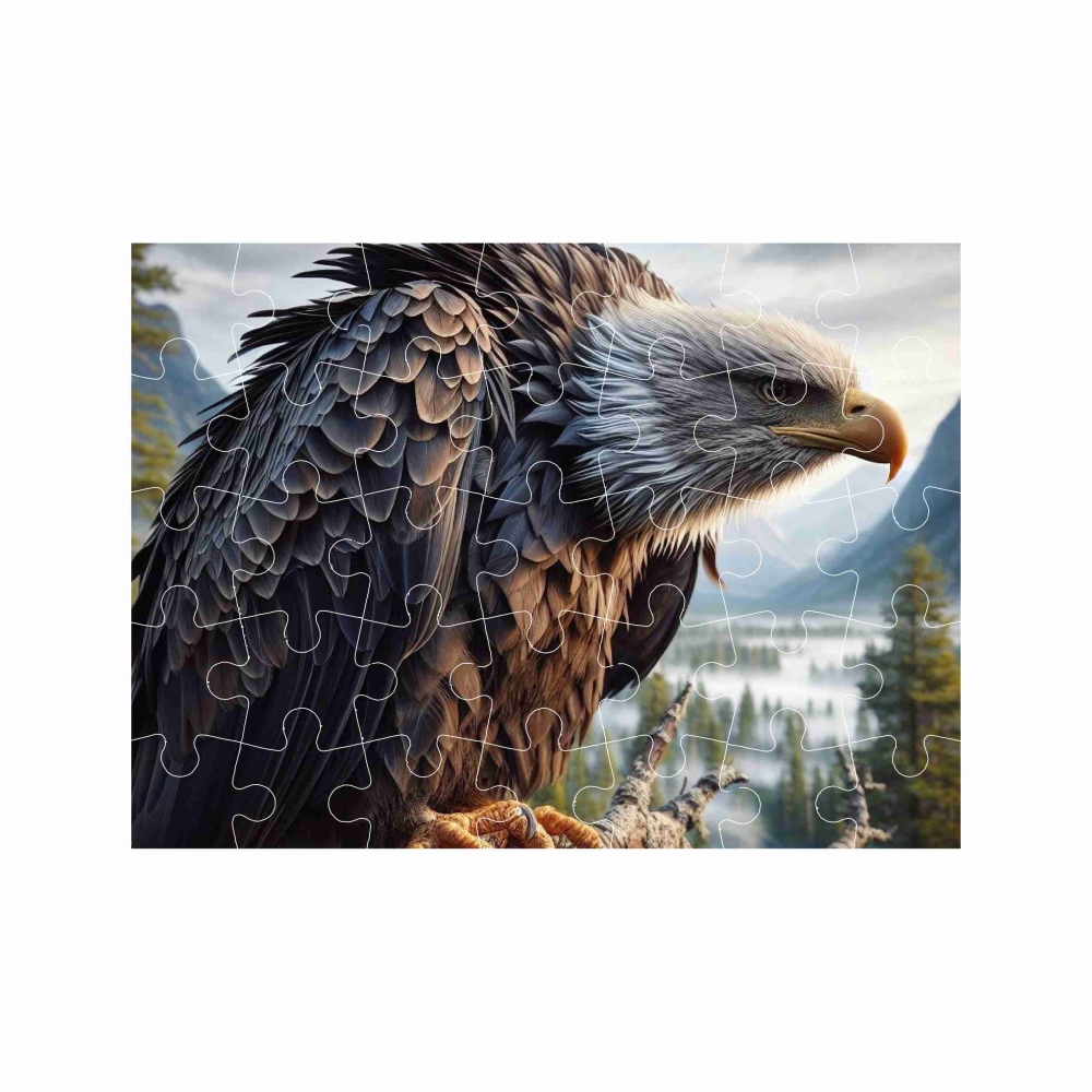 Puzzle 27x19,5cm (35 dílků) s obrázkem - orel