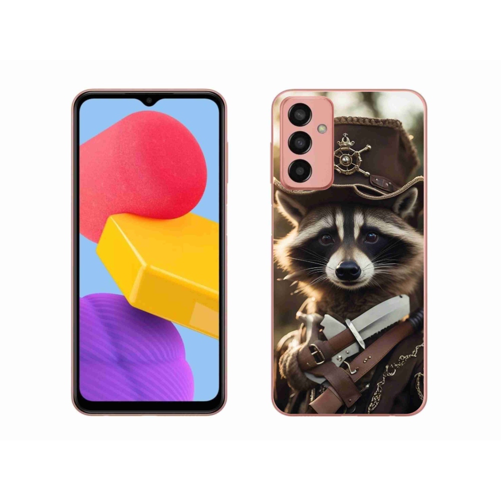 Gelový kryt mmCase na Samsung Galaxy M13 - mýval v uniformě