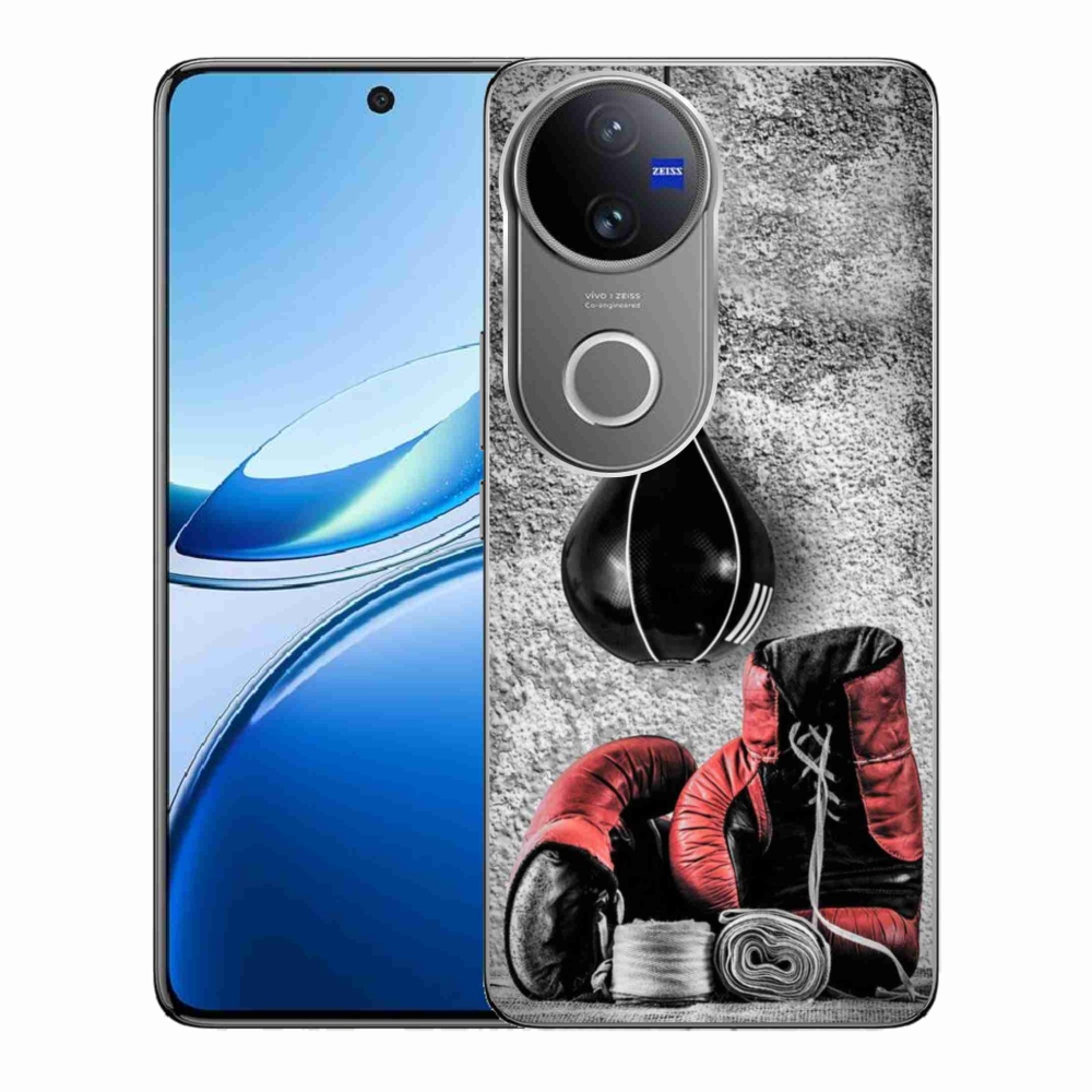 Gelový kryt mmCase na Vivo V50 5G - boxovací pytel a rukavice