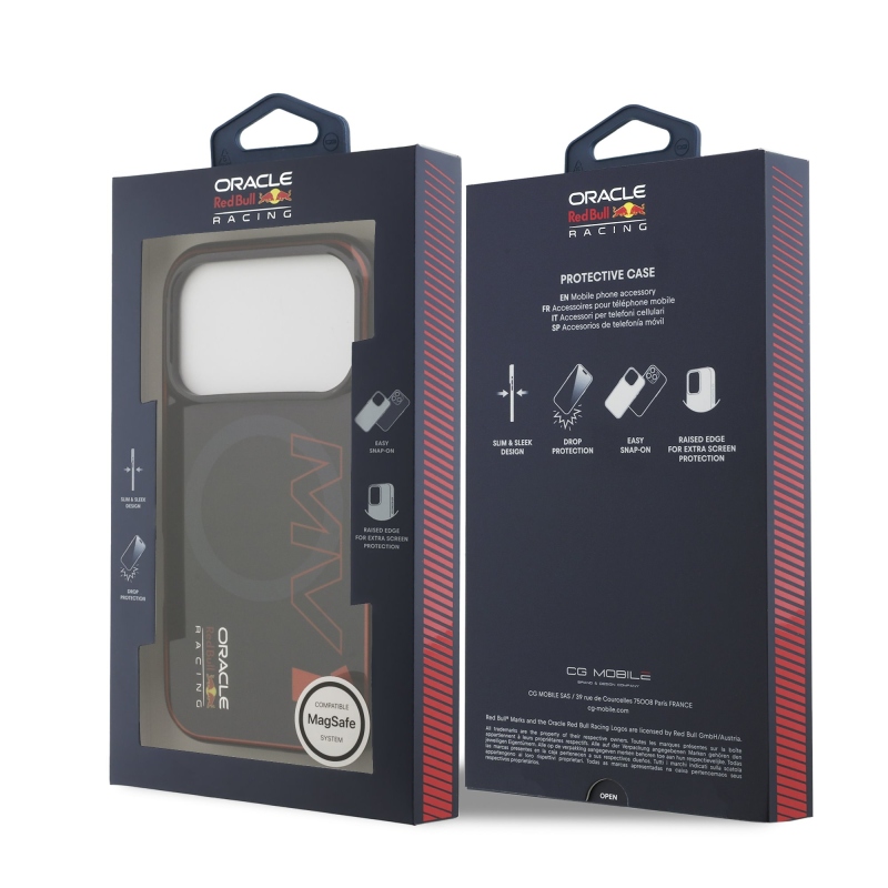Red Bull PC Double Layer Vertical MV1 MagSafe Zadní Kryt pro iPhone 17 Pro Navy