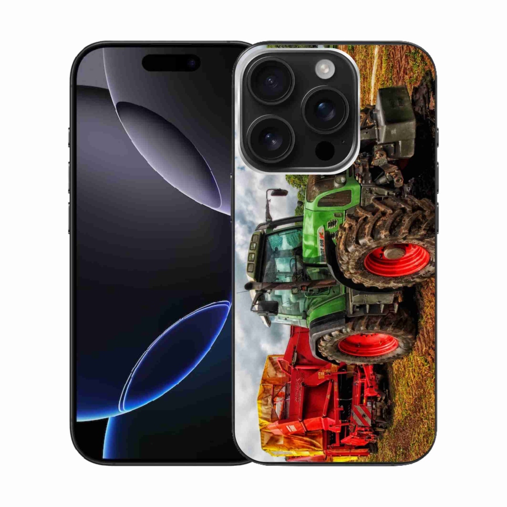 Gelový kryt mmCase na iPhone 16 Pro - traktor 4
