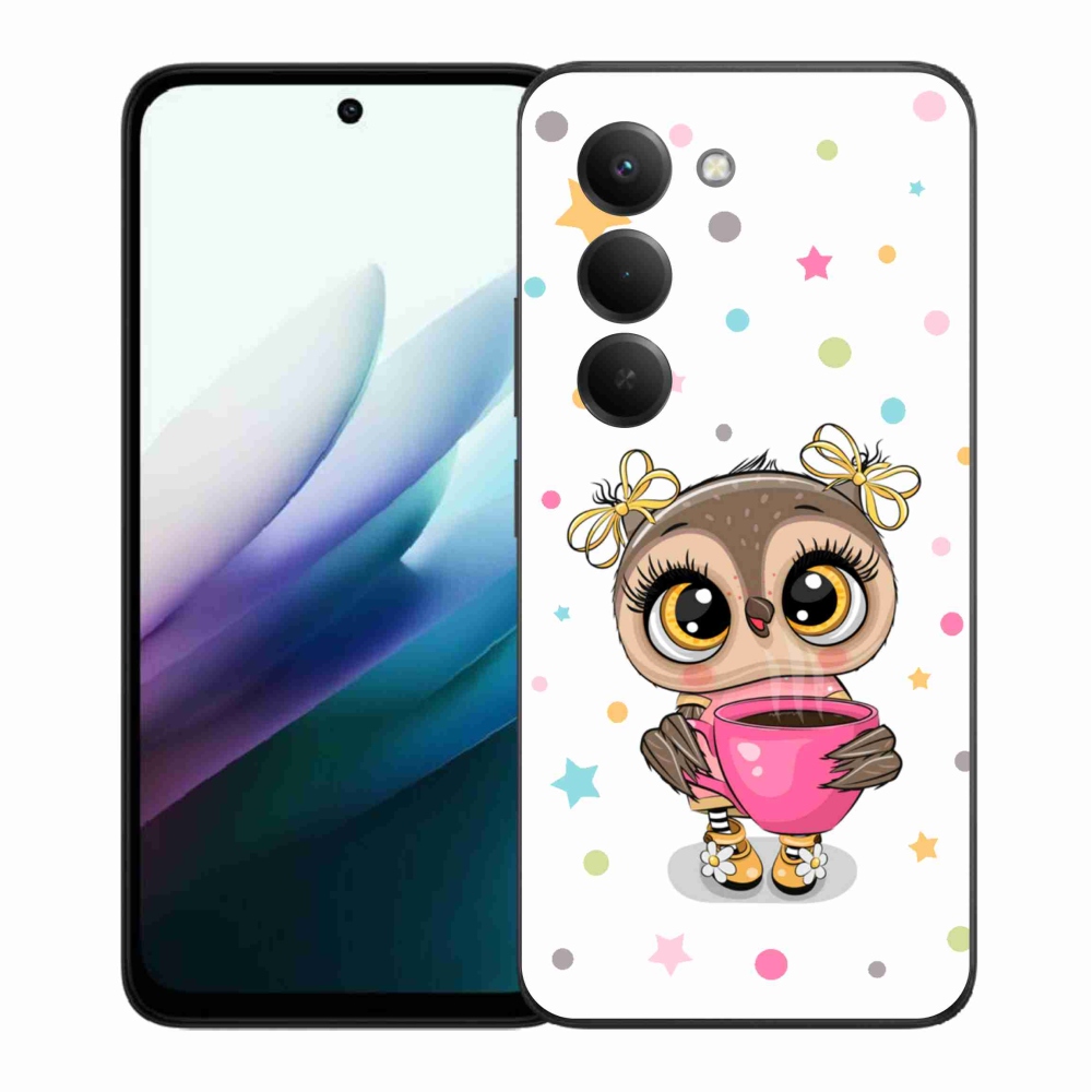 Gelový kryt mmCase na Xiaomi Redmi 15 4G/5G (171mm) - kreslená sovička