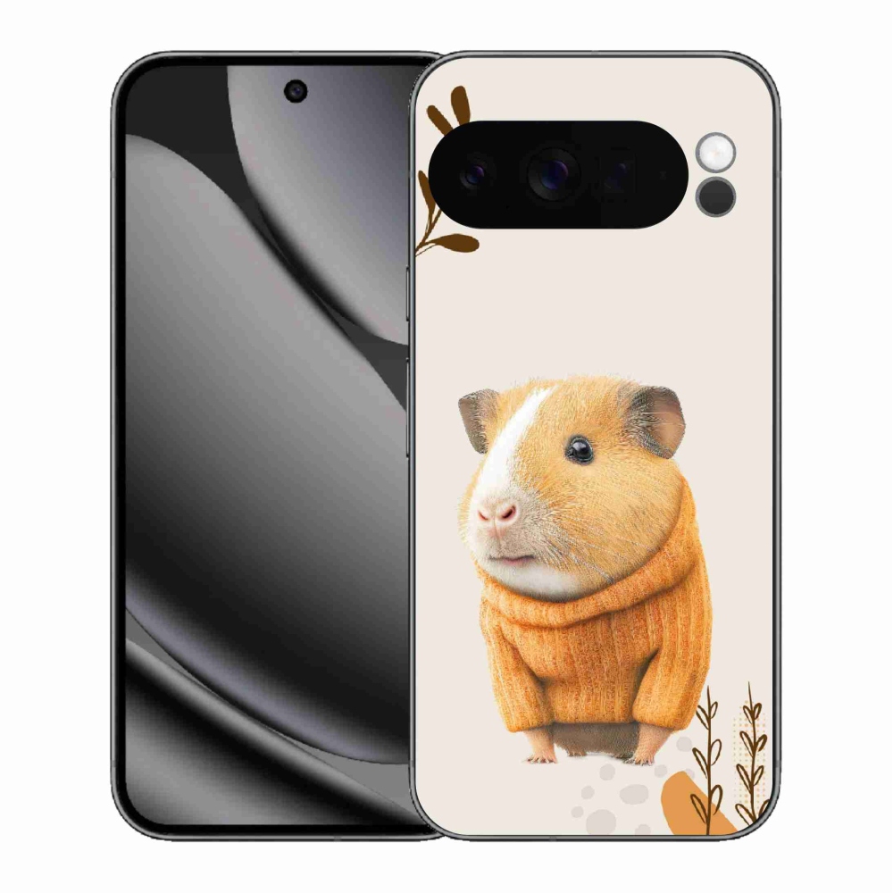 Gelový kryt mmCase na Google Pixel 10 Pro XL - morče ve svetru