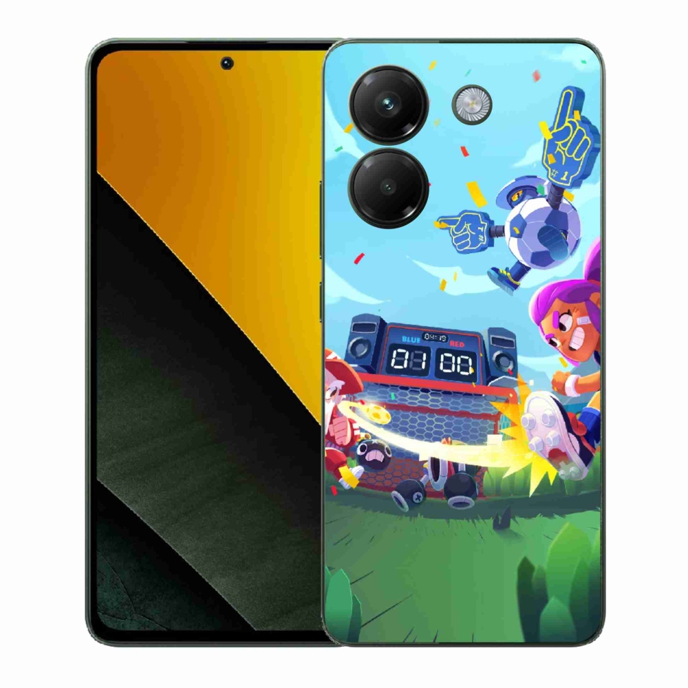 Gelový kryt mmCase na Xiaomi Poco M7 Pro 5G - brawl stars 1