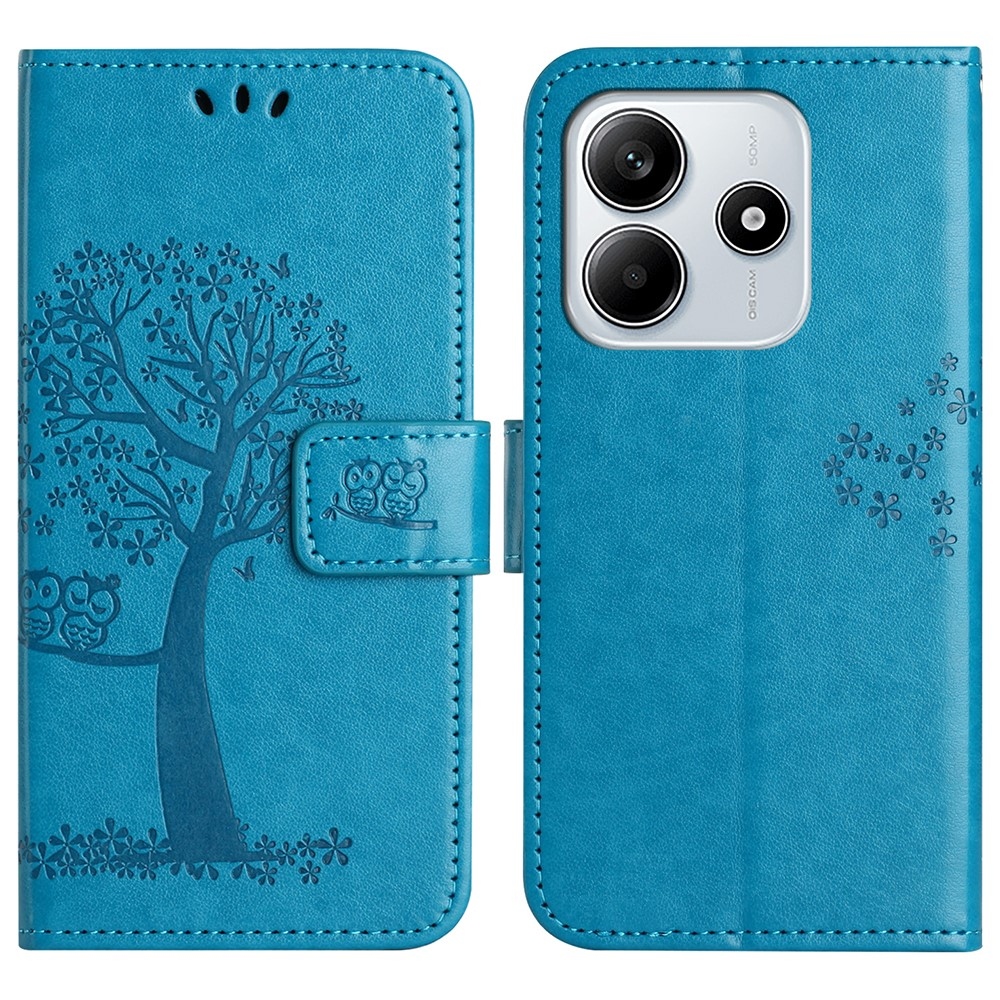 Tree knížkové pouzdro na Xiaomi Redmi Note 14 5G - modré