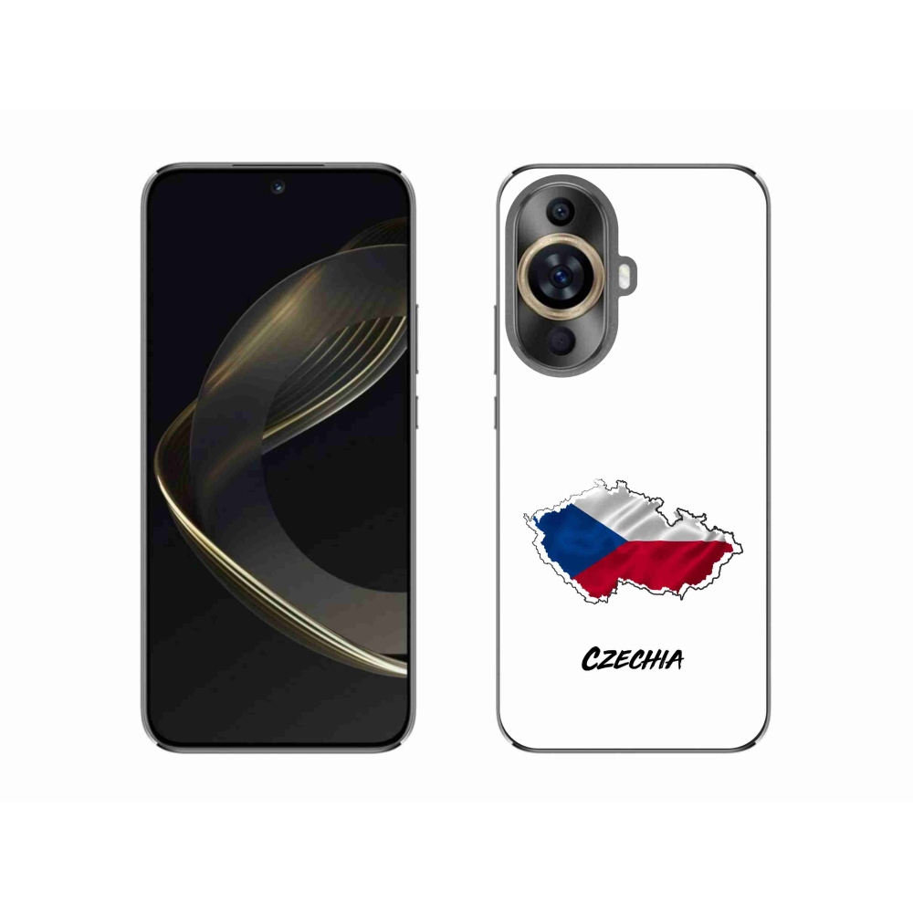 Gelový kryt mmCase na Huawei Nova 11 - Czechia bílé pozadí
