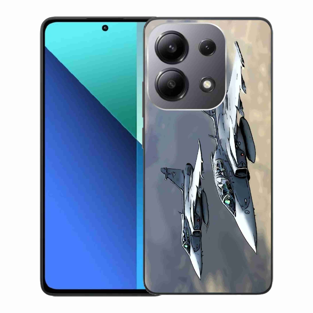 Gelový kryt mmCase na Xiaomi Redmi Note 13 - stíhačky