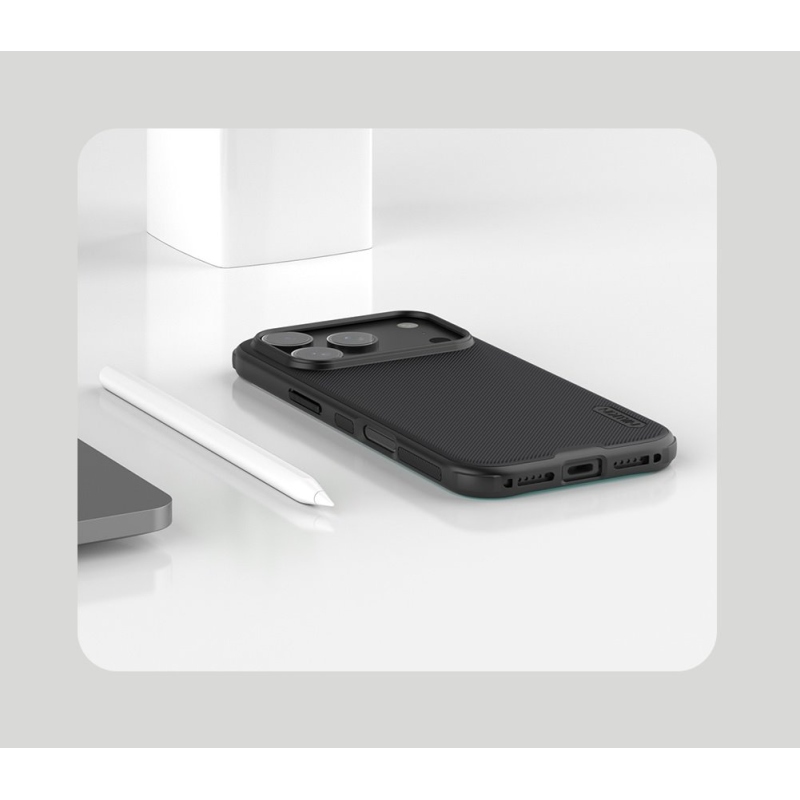 Nillkin Super Frosted PRO Zadní Kryt pro Apple iPhone 17 Pro Black