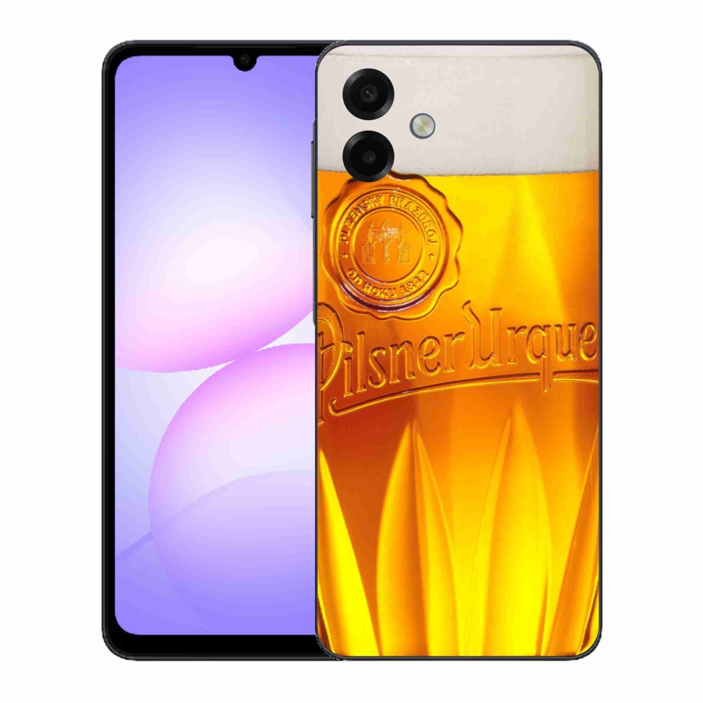 Gelový kryt mmCase na Samsung Galaxy A07 4G - pivo