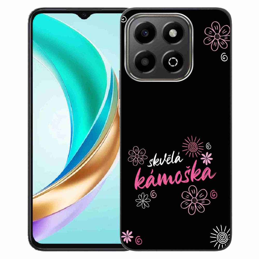 Gelový kryt mmCase na Honor X6b - skvělá kámoška černé pozadí