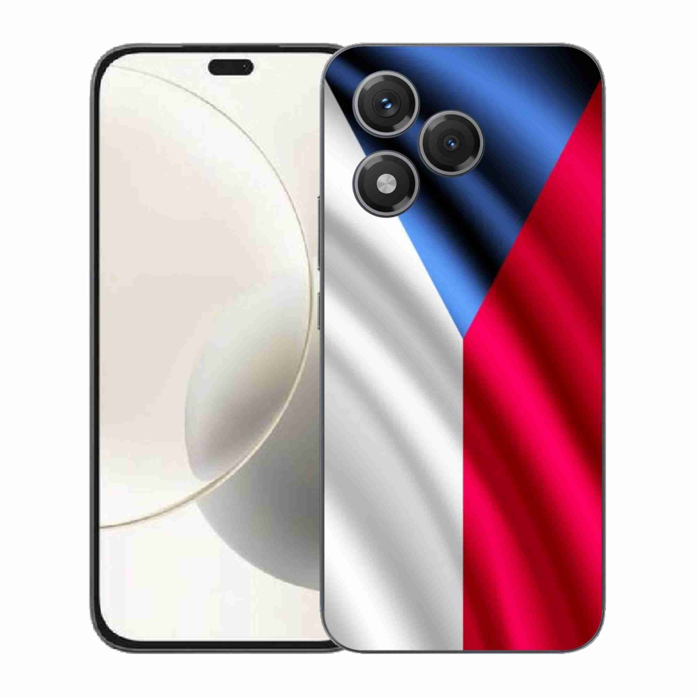 Gelový kryt mmCase na Honor 400 Lite - česká vlajka