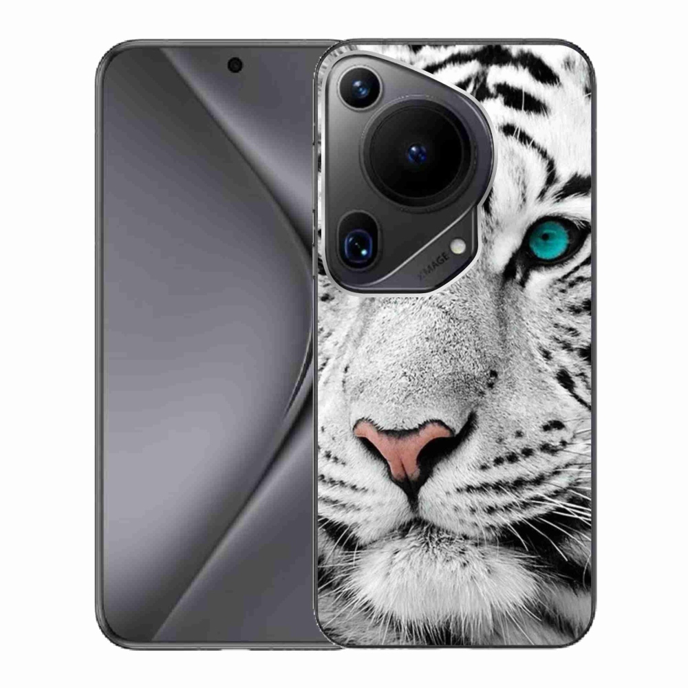 Gelový kryt mmCase na Huawei Pura 70 Ultra - bílý tygr