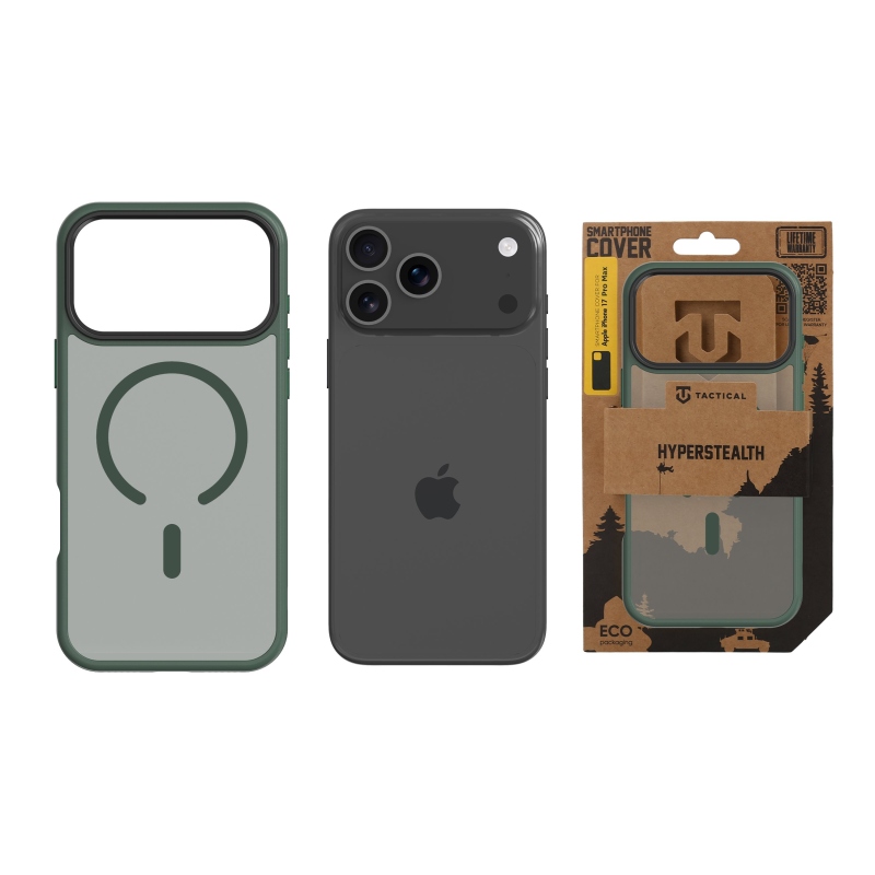 Tactical MagForce Hyperstealth Kryt pro iPhone 17 Pro Max Forest Green