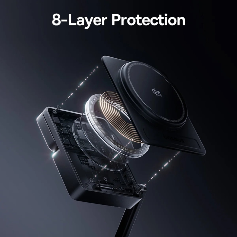 Baseus PicoGo AF21 Portable 3v1 Magnetická Bezdrátová Nabíječka 35W Black