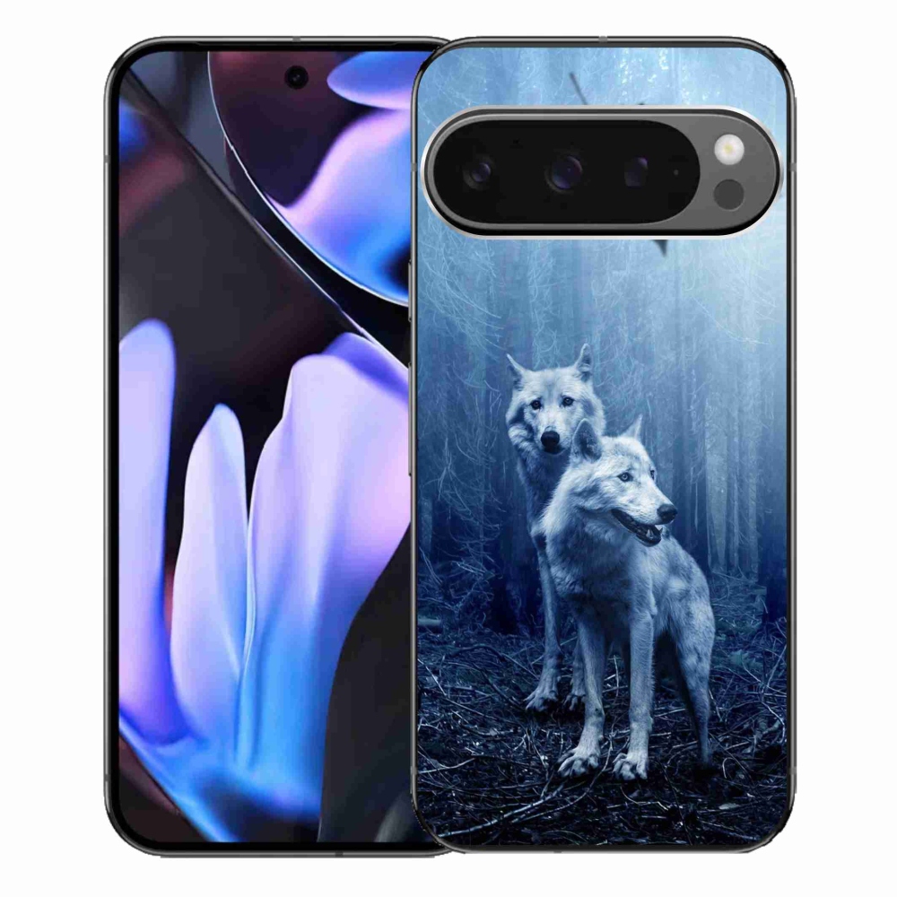 Gelový kryt mmCase na Google Pixel 9 Pro XL - vlci v lese