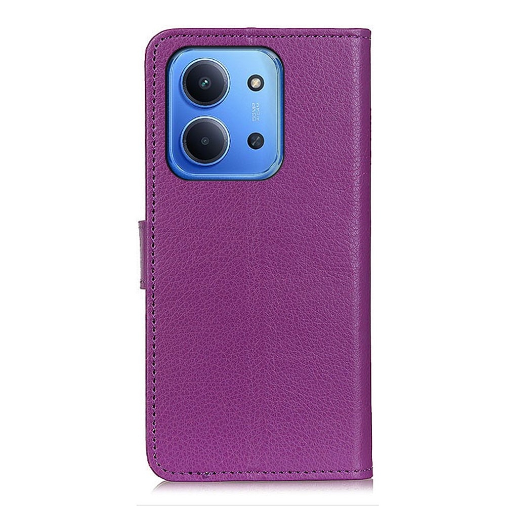 Litchie knížkové pouzdro na Xiaomi Redmi 15C 4G/5G (173mm) - fialové