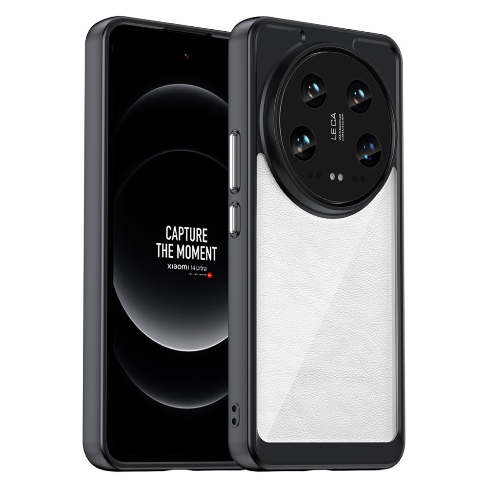 Gelový obal s pevnými zády na Xiaomi 14 Ultra - černý