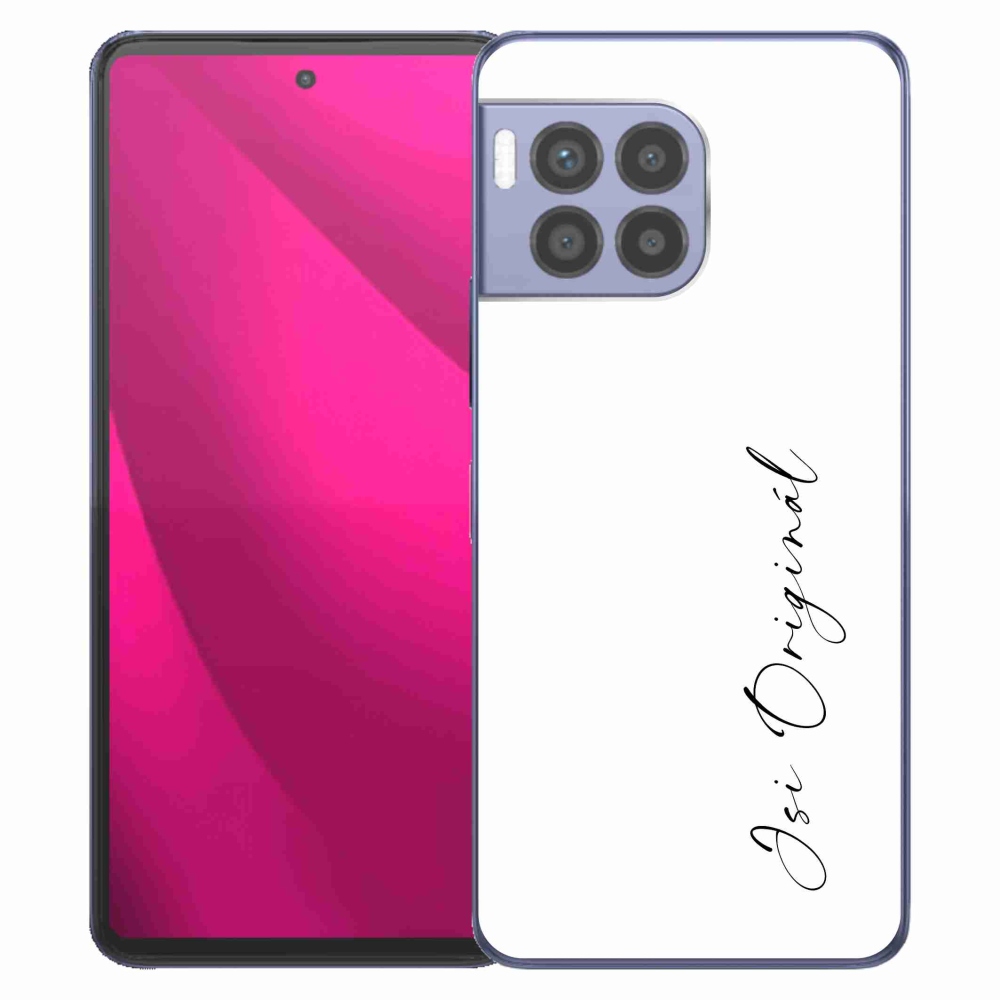 Gelový kryt mmCase na T-Mobile T Phone 2 Pro - jsi originál bílé pozadí