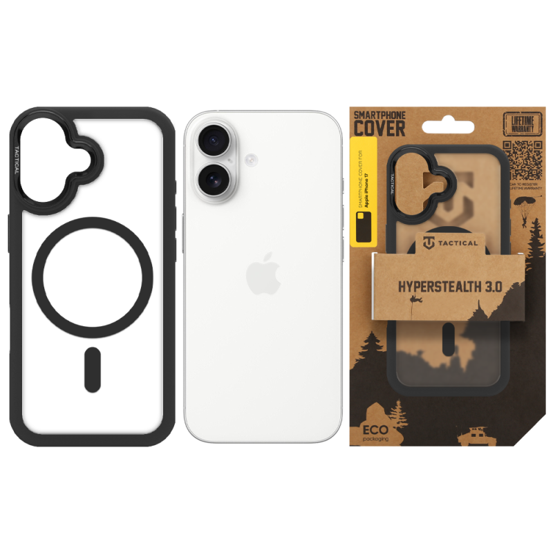 Tactical MagForce Hyperstealth 3.0 Kryt pro Apple iPhone 17 Asphalt