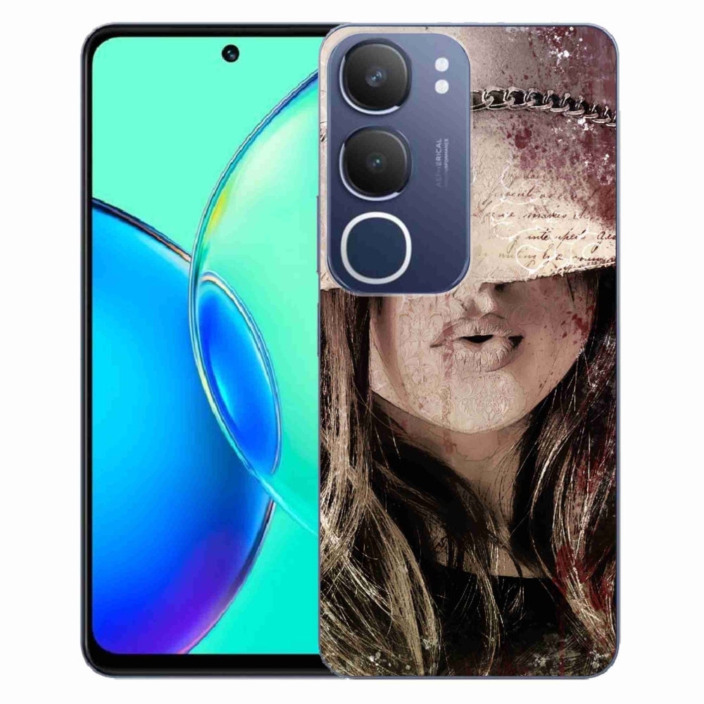 Gelový kryt mmCase na Vivo Y19s - dívka