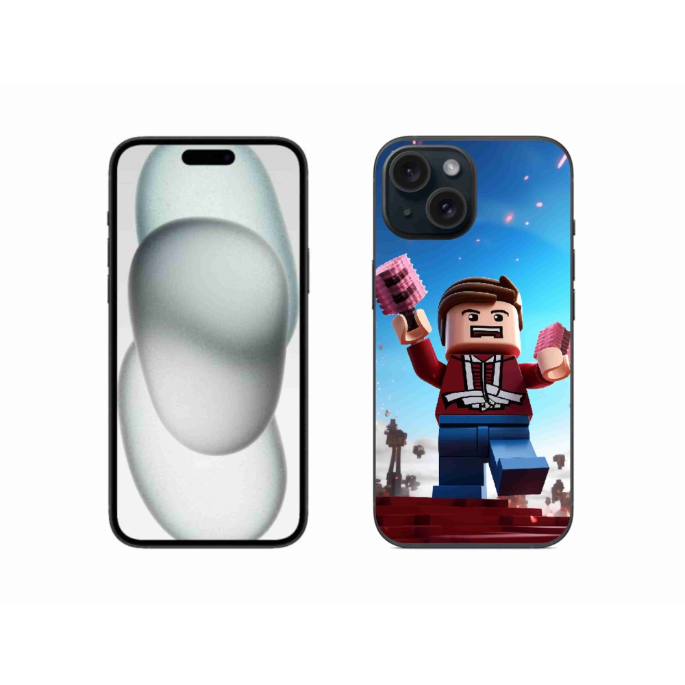 Gelový kryt mmCase na iPhone 15 - roblox 2
