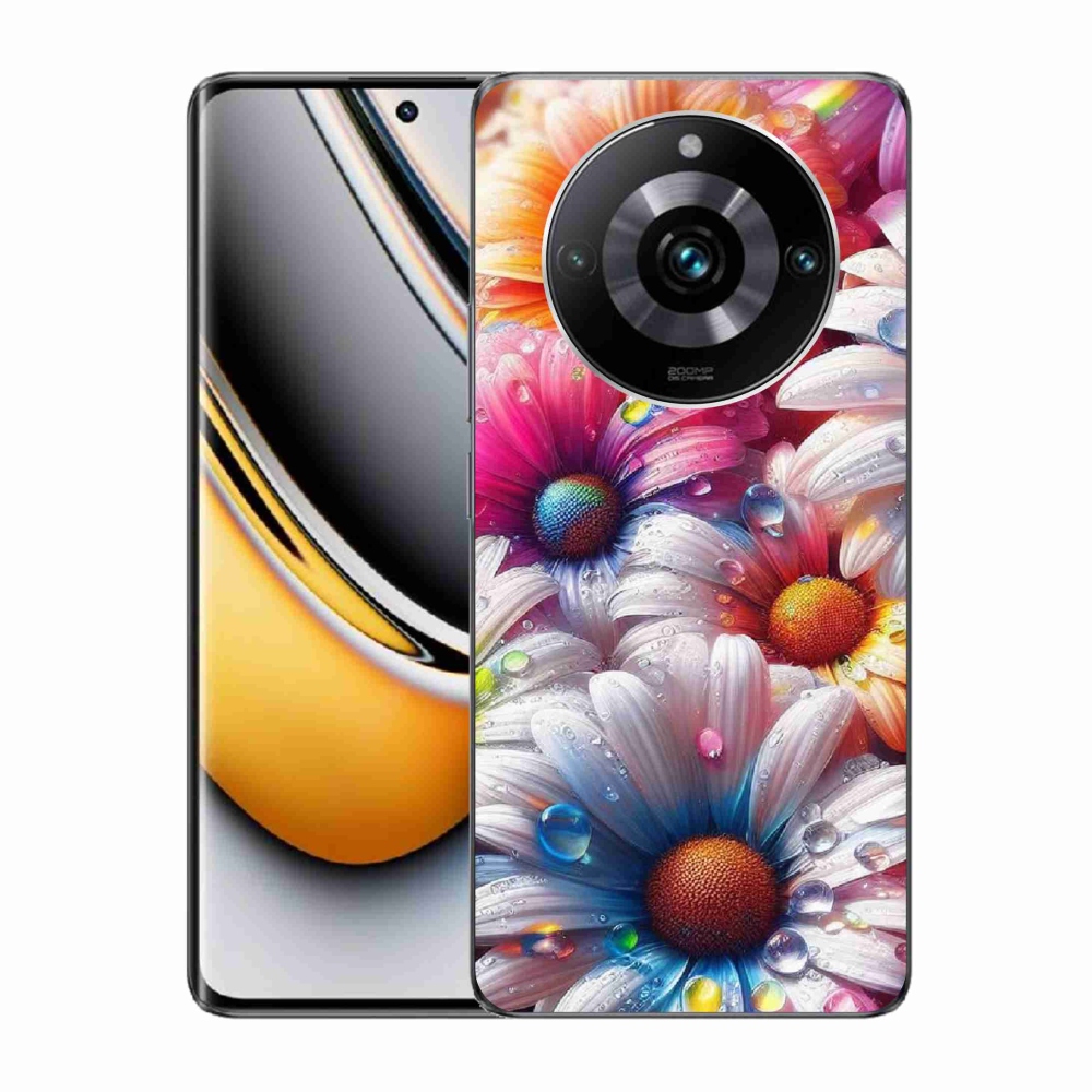 Gelový kryt mmCase na Realme 11 Pro/11 Pro+ - barevné kopretiny