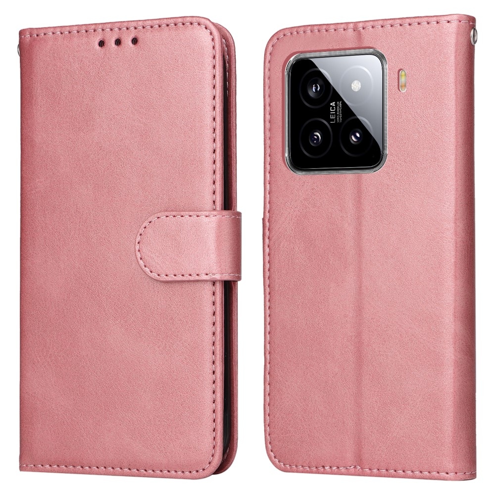 Clots knížkové pouzdro na Xiaomi 15 - růžové