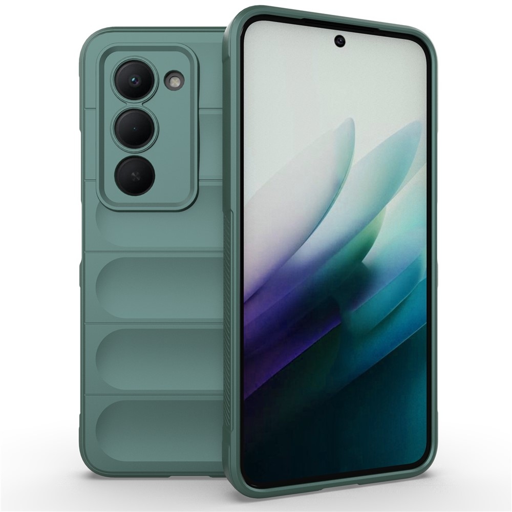 Rugg odolný gelový obal na Xiaomi Redmi 15 4G (171mm) - zelený
