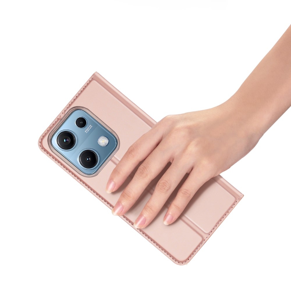 DUX knížkové pouzdro na Xiaomi Redmi Note 14S - růžovozlaté