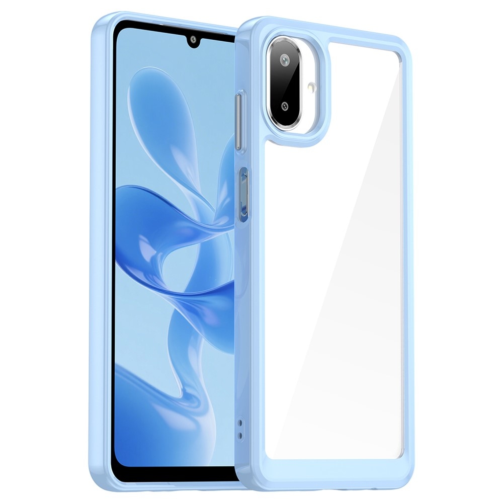 Gelový obal s pevnými zády na Samsung Galaxy A07 4G - modrý