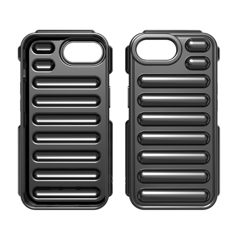 Capsule odolný gelový obal na iPhone 16e - černý