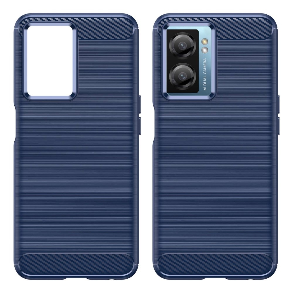 Carbon odolný gelový obal na Realme Narzo 50 - modrý