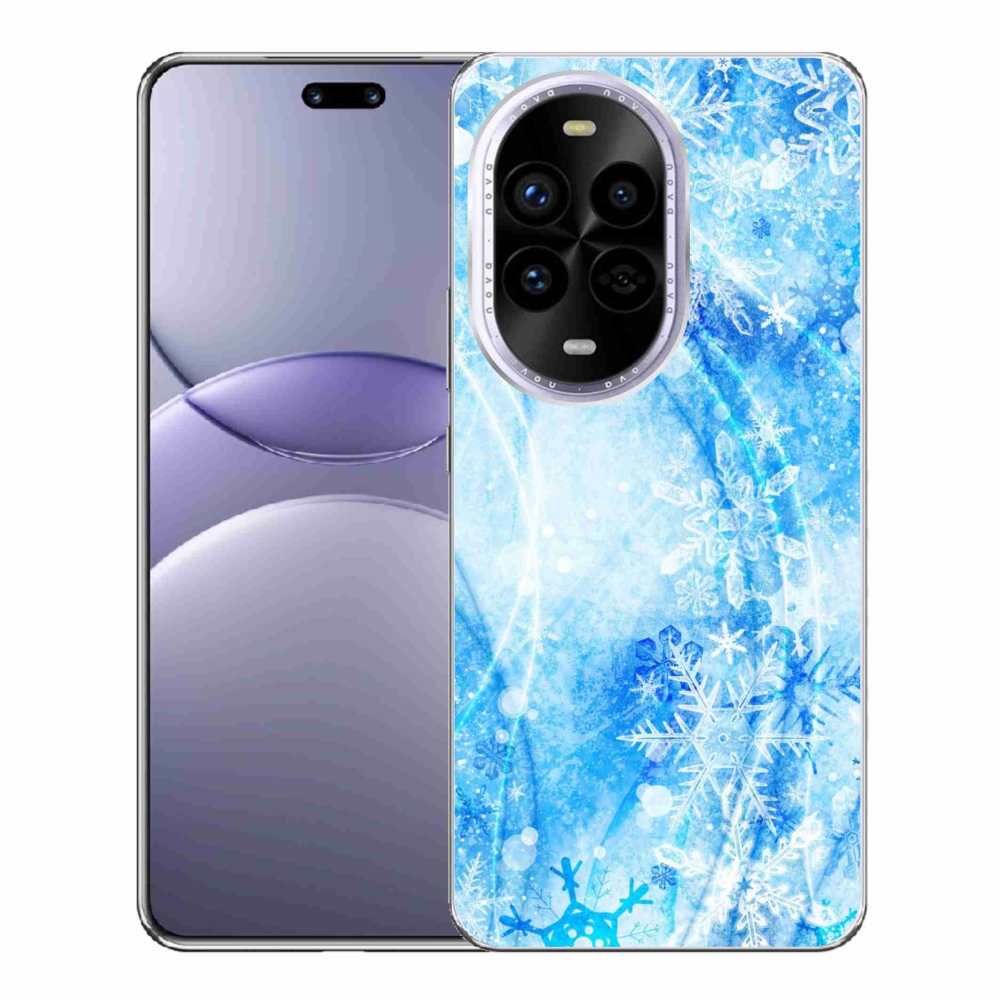 Gelový kryt mmCase na Huawei Nova 13 Pro 5G - sněhové vločky