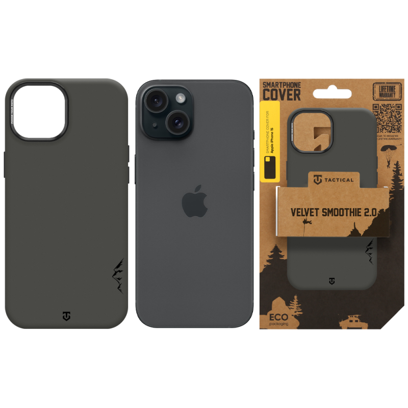 Tactical MagForce Velvet Smoothie 2.0 Kryt pro Apple iPhone 15 Bazooka