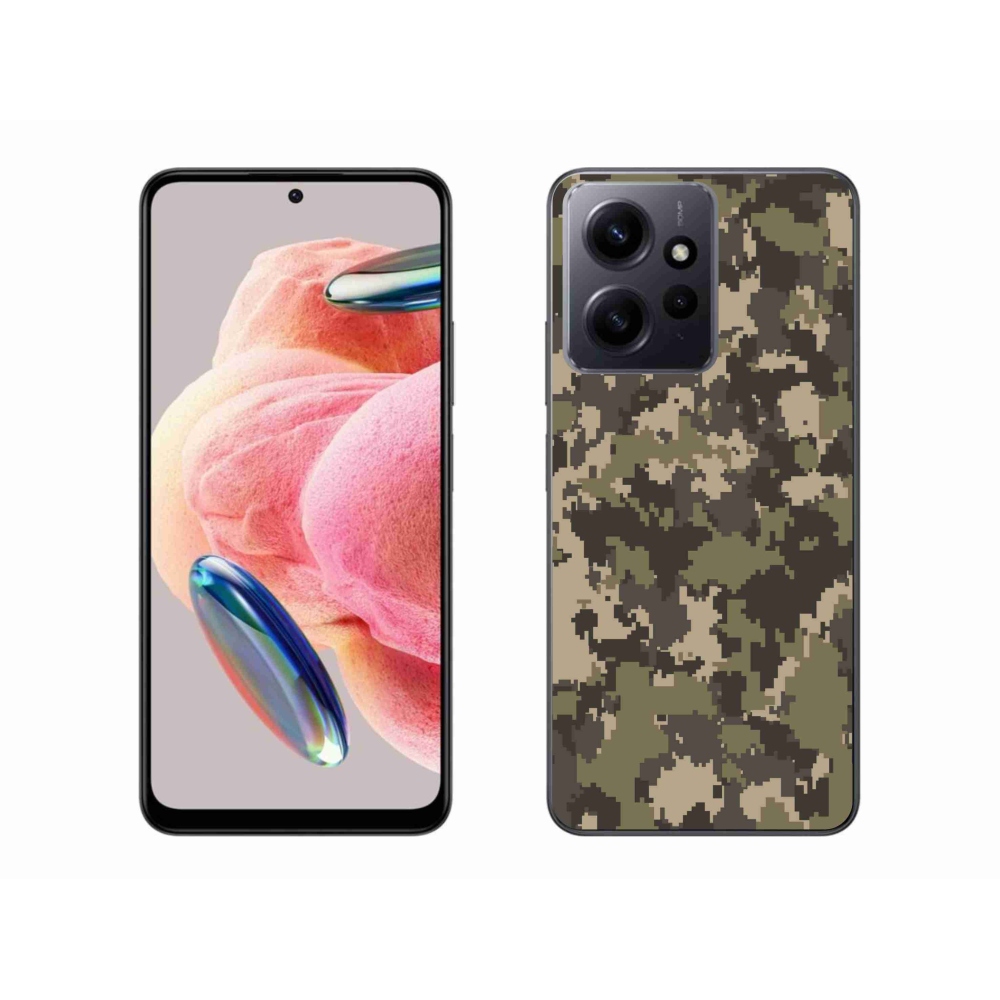 Gelový kryt mmCase na Xiaomi Redmi Note 12 4G - maskáčový vzor 12