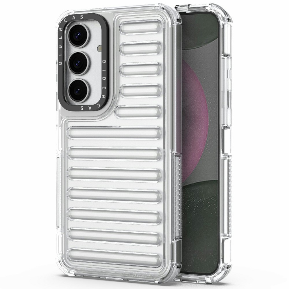 Stripe odolný kryt na Samsung Galaxy S25+ - průhledný