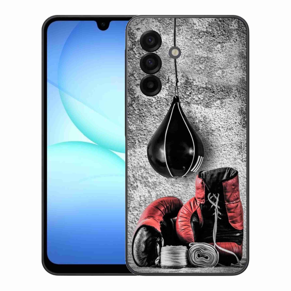 Gelový kryt mmCase na Samsung Galaxy A17 4G/5G - boxovací pytel a rukavice